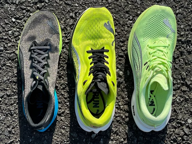 プロピオニトロ、ヴェロシティニトロ3、ディヴィエイトニトロ3の真上画像比較