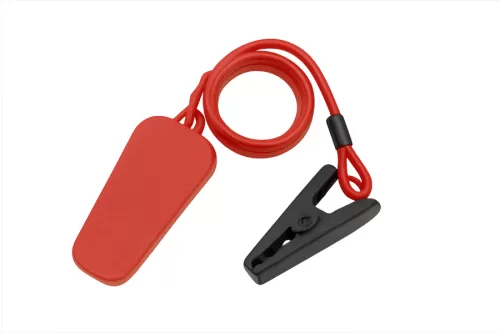 トレッドミルの緊急停止クリップ