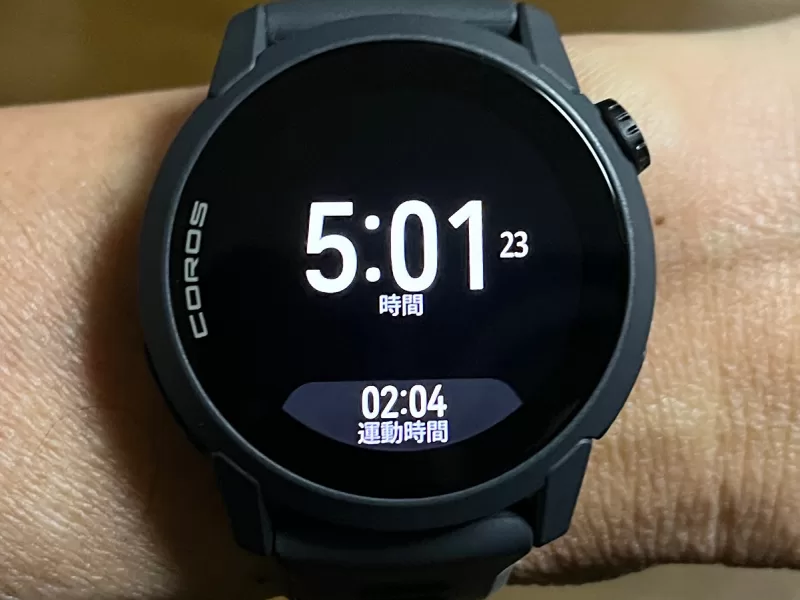 ランニング・アクティビティ画面1